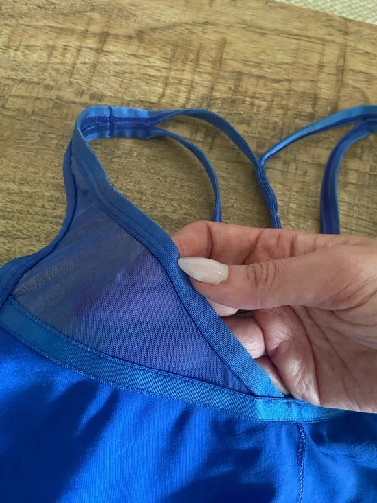 alo yoga womens medium Royal Blue Strappy Active Tank - Picture 5 of 8